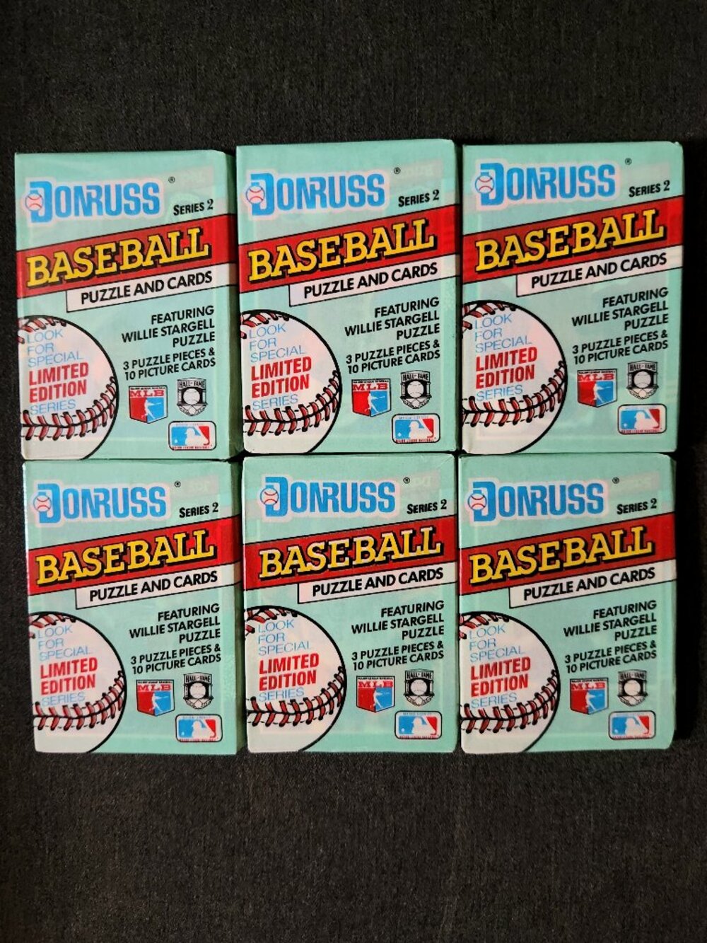 Donruss Sealed Wax Packs Vintage Baseball Cards | 1991